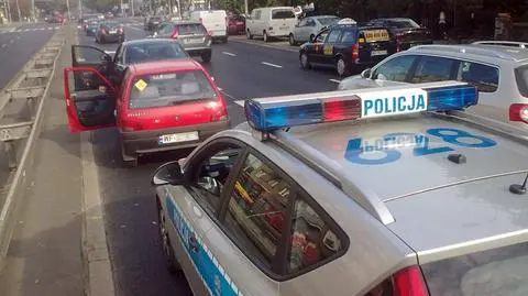 Kolizja tuż przed skrzyżowaniem