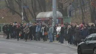 Awaria tramwajowa na rondzie Starzyńskiego