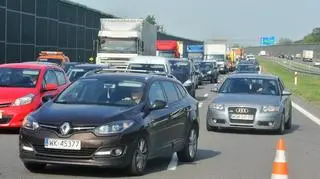 Wypadek na A2