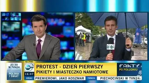 Miasteczko namiotowe przed Sejmem zostanie do soboty