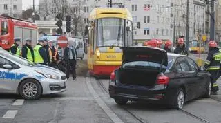 Zderzenie na placu Unii