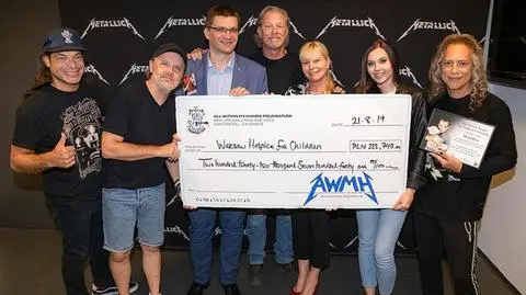 Metallica wsparła nieuleczalnie chore dzieci