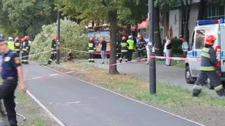 Wypadek autobusu przy Grójeckiej