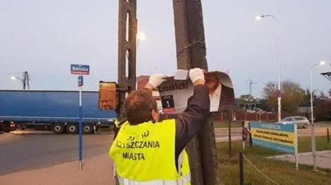 Kto nie usunął plakatu, ten zapłaci za sprzątanie