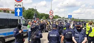 Protest ekologów w Warszawie