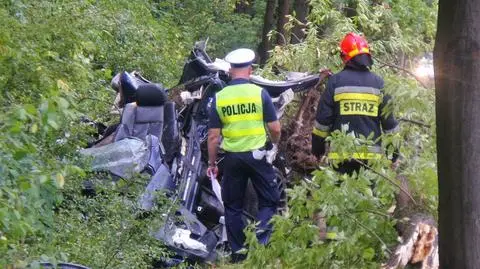 "Zjechał na pobocze i wjechał w las". 29-latek nie żyje