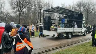 Protest rozpoczął się na Polu Mokotowskim