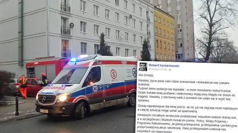 Płonęło mieszkanie znanego sportowca. Podziękował służbom za poświęcenie