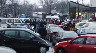 Protest przy Smolnej - fot. tvnwarszawa.pl/Lech Marcinczak