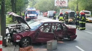 Czołowe zderzenie na Wybrzeżu Helskim