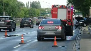 Mitsubishi uderzyło w latarnię