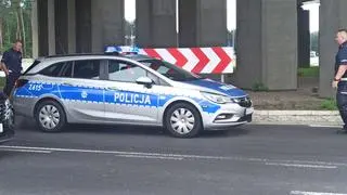 Policjant trafił do szpitala na badania 