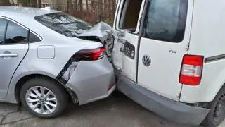 Zderzenie z udziałem autobusu miejskiego