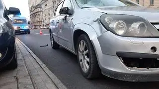 Potrącenie pieszego w Śródmieściu 