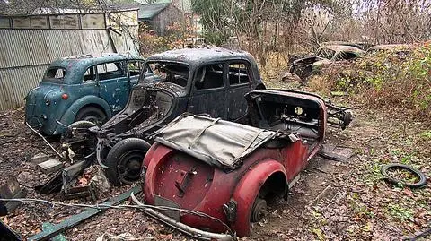 Maybachy, bugatti, delage. Kolekcja samochodów niszczeje w krzakach