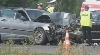 Wypadek pod Warszawą