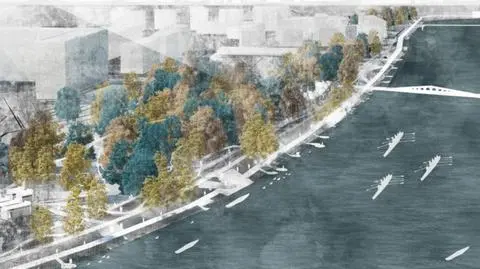Pływające pomosty, wieża widokowa i nowa plaża. Tak zmieni się Park Żerański