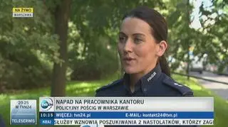 Policja o zgłoszeniu