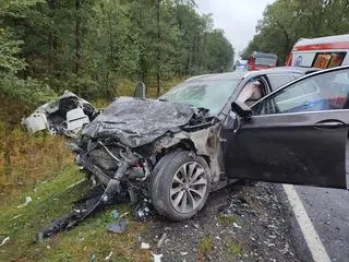 Wypadek na drodze krajowej numer 62