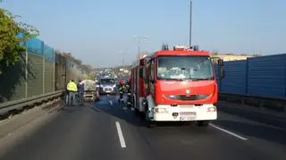 Pożar w al. Prymasa Tysiąclecia