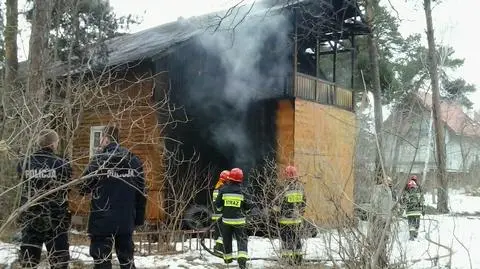 Spłonął świdermajer w Wawrze