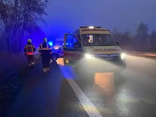 Wypadek w miejscowości Grzędy