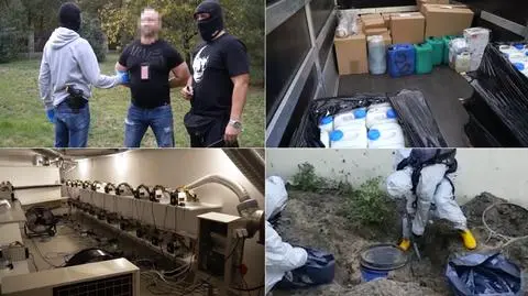Policja rozbiła narkotykowy gang. "Produkcja na ogromną skalę"