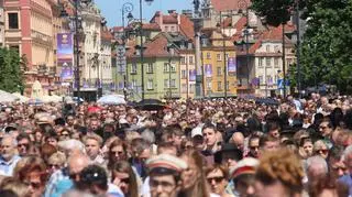 Procesja na Krakowskim Przedmieściu