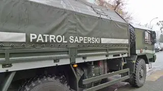 Patrol saperski dotarł na Zarankiewicza