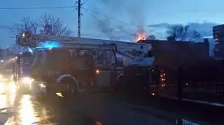 Pożar przy Ostródzkiej