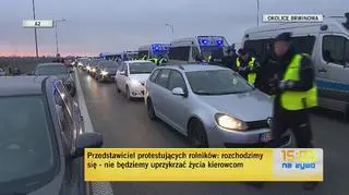 Policjanci ukarali protestujących mandatami 