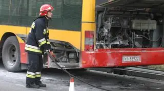 Pożar autobusu