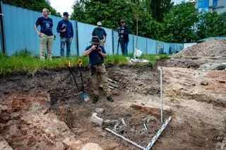 Wykopaliska prowadzone są na terenie byłego getta