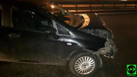Fiat na barierkach, kierująca w szpitalu