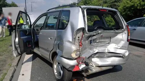 Wypadek na Czecha. "Korek ma kilka kilometrów"