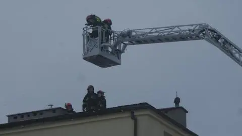 Strażacy musieli przeciąć dach. Pożar na Zaciszu