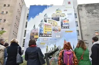 Nowy mural w Śródmieściu