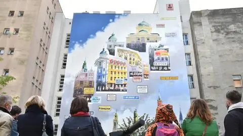 Nowy mural w Śródmieściu