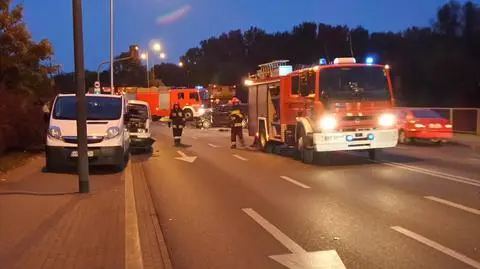 Zderzenie czterech aut na Wybrzeżu Helskim