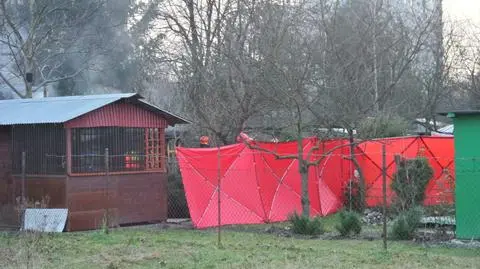 Pożar altany. Jedna osoba nie żyje, druga w szpitalu 