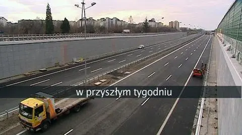 Można jeżdzić tylko jedną nitką nowego wiaduktu