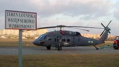 Black Hawk wylądował na Bemowie