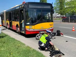 Wypadek na Łopuszańskiej 