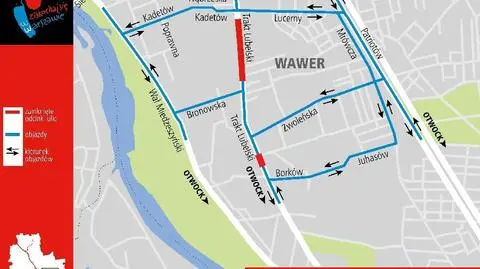 Zamknięcie Traktu Lubelskiego, nocą węziej na Górczewskiej