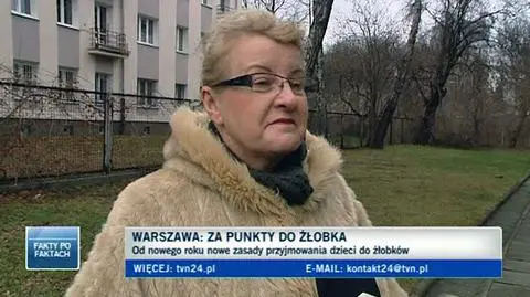 Mówi Bożena Przybyszewska, dyrektor zespołu żłobków m.st. Warszawy - fot. TVN24