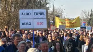 Protest w Wesołej