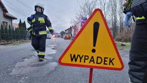 Wypadek w miejscowości Jeziorzany 