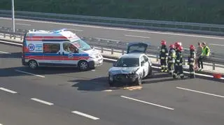 Wypadek na S2. Poważne utrudnienia