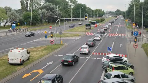 Wianki nad Wisłą, parking na Wisłostradzie do rana