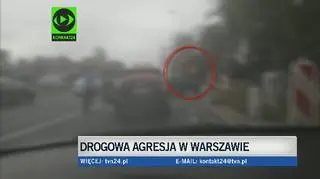 Drogowa agresja na drodze